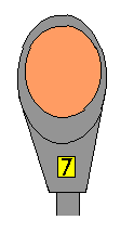 streetlight number sticker